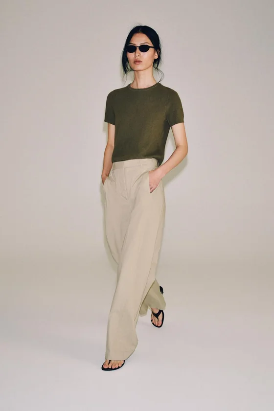 БРЮКИ ИЗ ПОПЛИНА — ZW COLLECTION