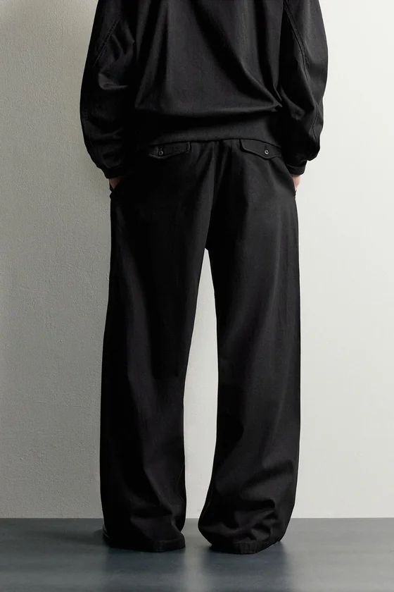 БРЮКИ RELAXED FIT СО СКЛАДКАМИ