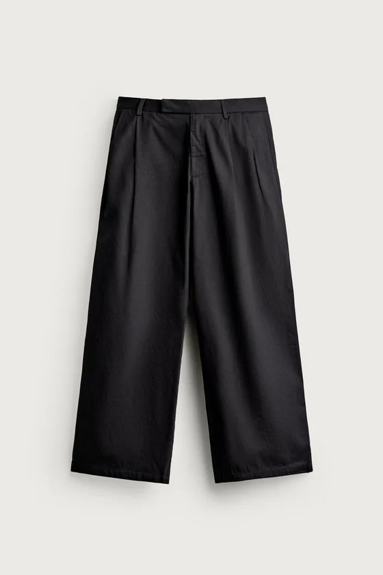 БРЮКИ RELAXED FIT СО СКЛАДКАМИ