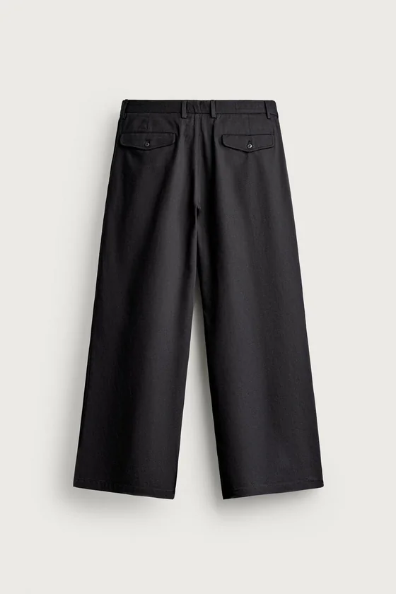БРЮКИ RELAXED FIT СО СКЛАДКАМИ