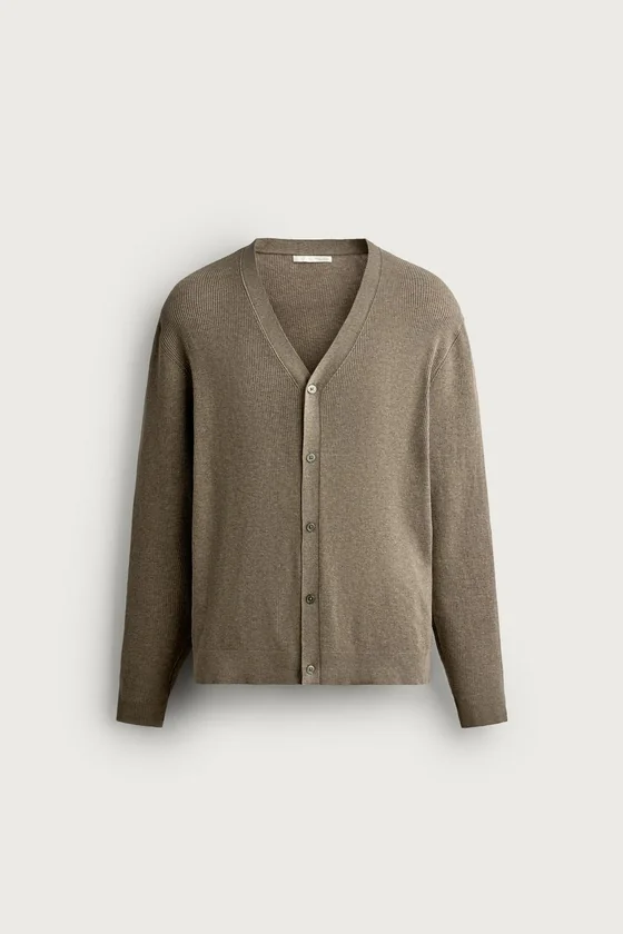 КАРДИГАН RELAXED FIT В РУБЧИК