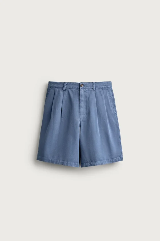 ШОРТЫ REGULAR FIT СО СКЛАДКАМИ