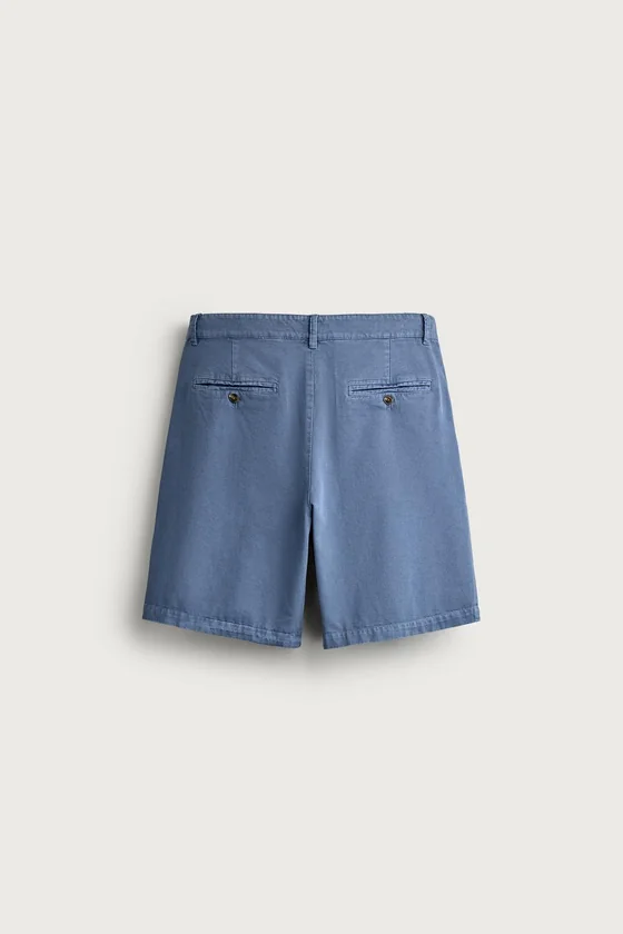 ШОРТЫ REGULAR FIT СО СКЛАДКАМИ