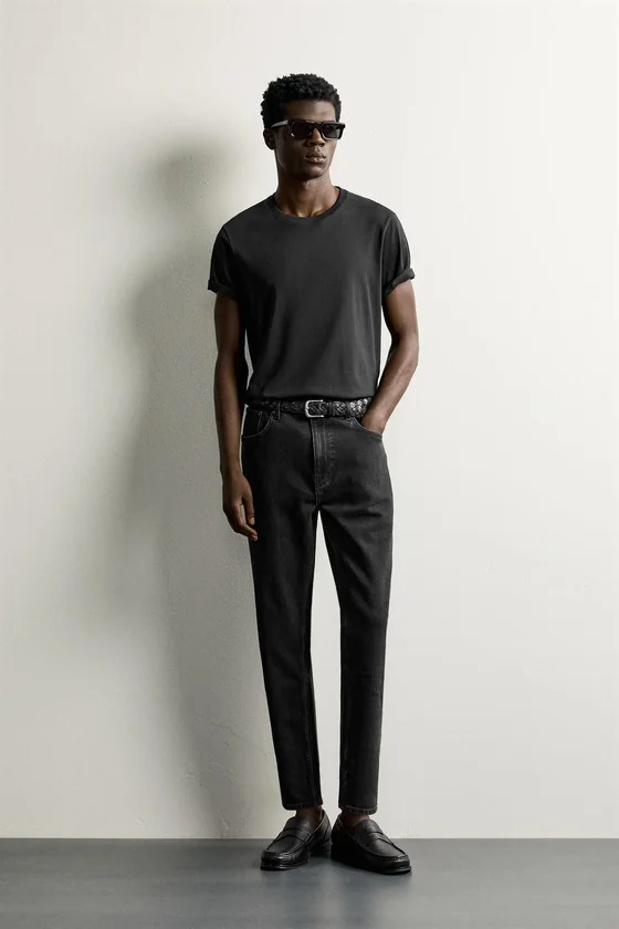 УКОРОЧЕННЫЕ ДЖИНСЫ SLIM FIT