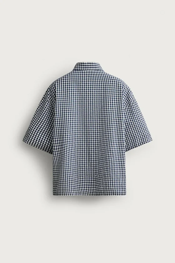 РУБАШКА С НАШИВКАМИ RELAXED FIT