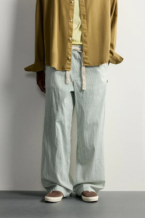 БРЮКИ BAGGY FIT В ПОЛОСКУ