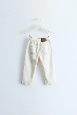 Брюки Straight-Leg из твила Zara Timeless с контрастной строчкой- Заказать в России