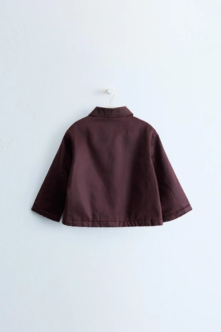 Zara Timeless — куртка с вощеным эффектом и застежкой на клеванты- Заказать в России