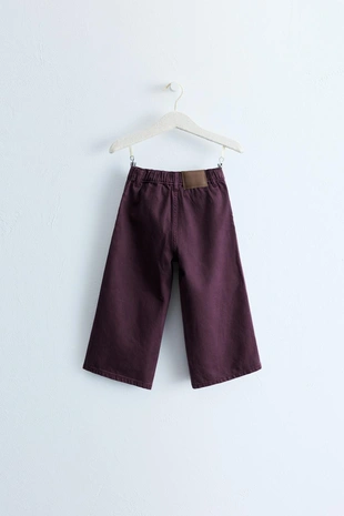 Zara Timeless — брюки Wide Leg из саржи- Заказать в России