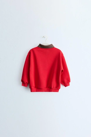 Zara Timeless — толстовка-поло с текстовым принтом- Заказать в России