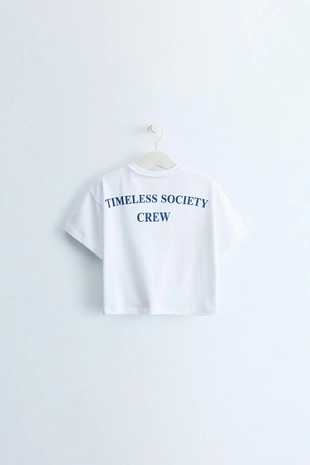 Zara Timeless — футболка с принтом- Заказать в России