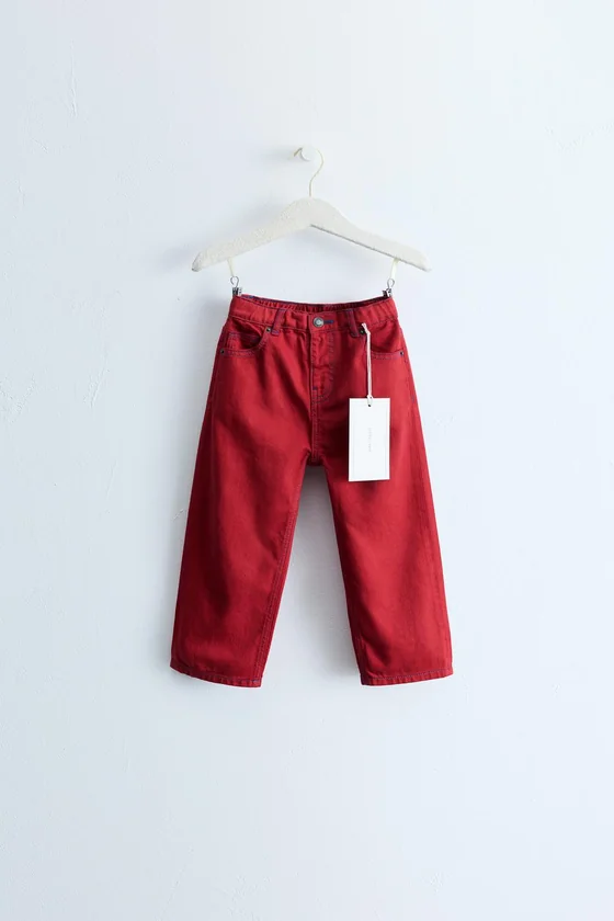 ZARA TIMELESS — БРЮКИ ИЗ ТВИЛА С КОНТРАСТНОЙ ОТСТРОЧКОЙ