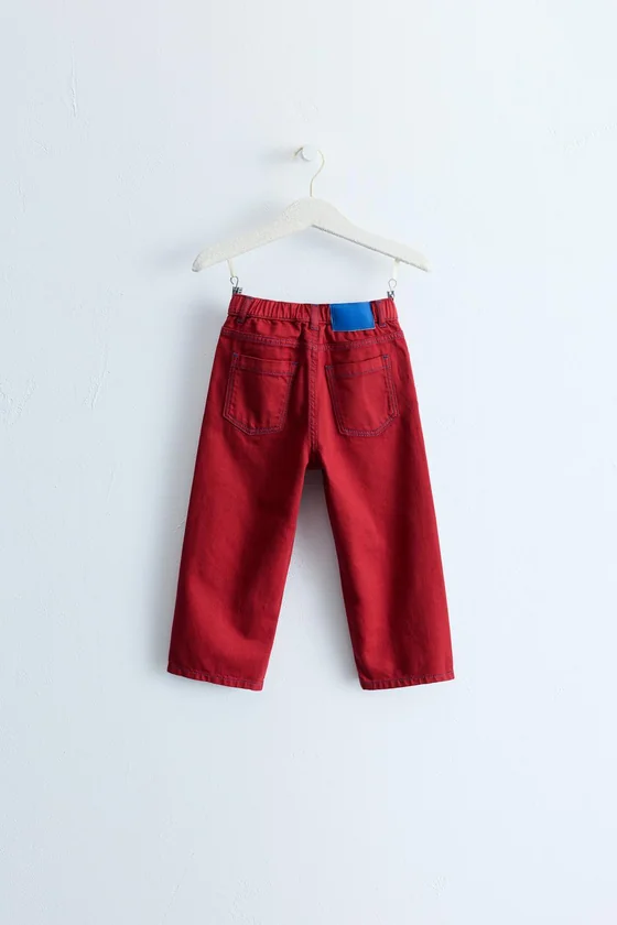 ZARA TIMELESS — БРЮКИ ИЗ ТВИЛА С КОНТРАСТНОЙ ОТСТРОЧКОЙ
