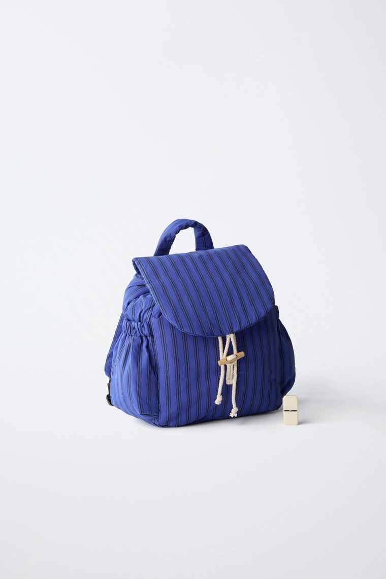 Рюкзак zara timeless в полоску