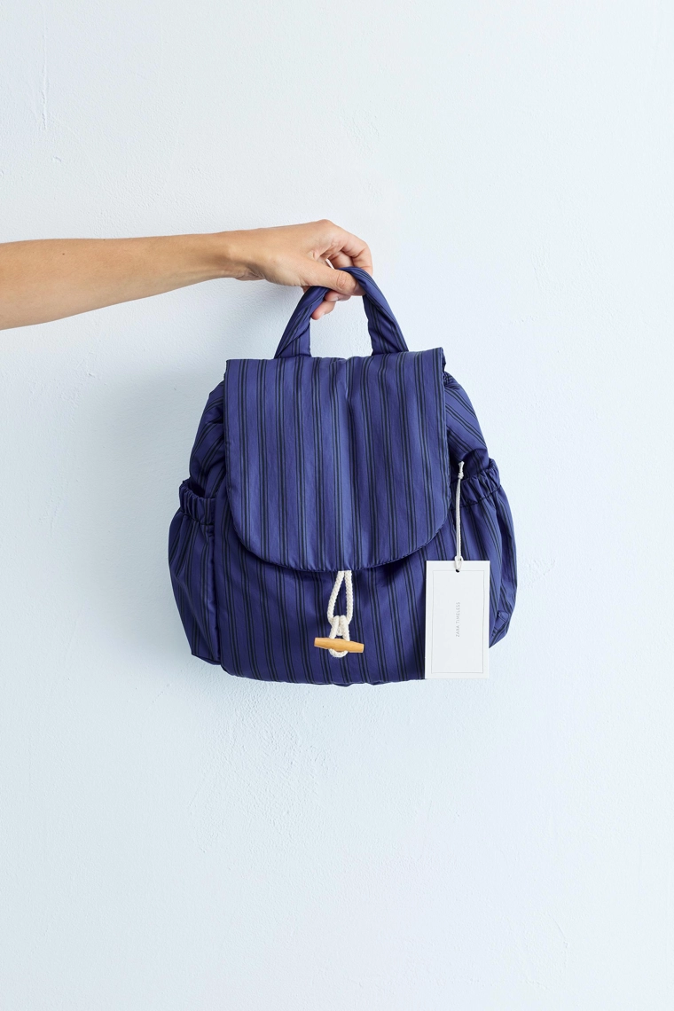 Рюкзак zara timeless в полоску