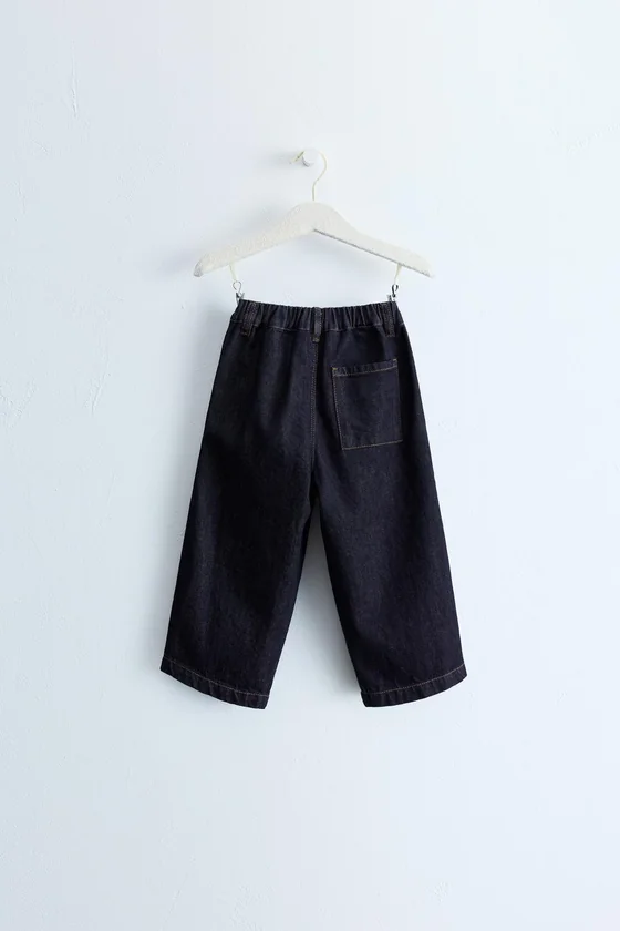 ZARA TIMELESS — ДЖИНСЫ STRAIGHT С ЗАЩИПАМИ