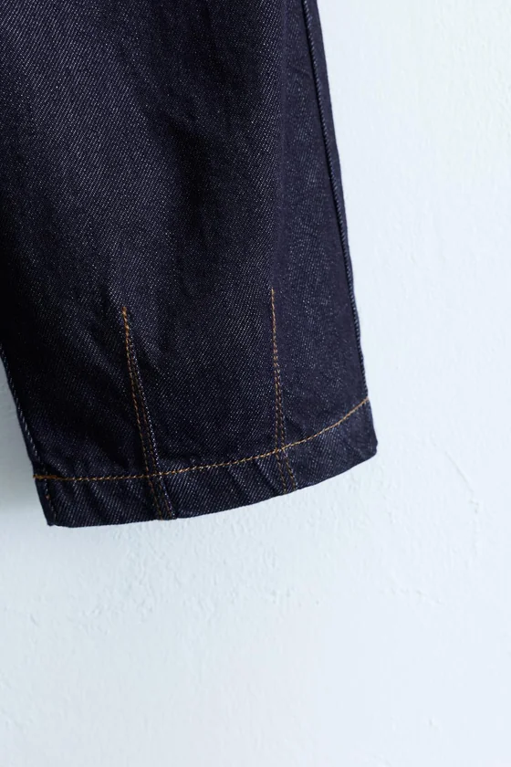ZARA TIMELESS — ДЖИНСЫ STRAIGHT С ЗАЩИПАМИ