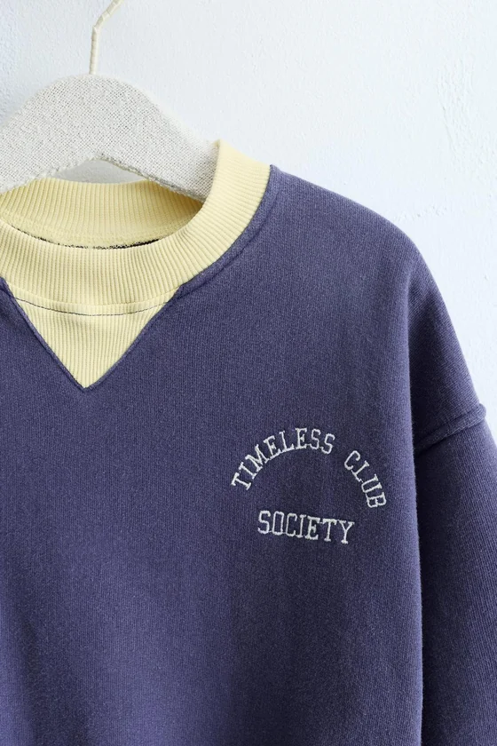 ZARA TIMELESS — ТОЛСТОВКА С ВЫШИВКОЙ
