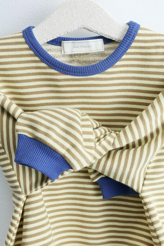 ZARA TIMELESS - ТОЛСТОВКА В ПОЛОСКУ