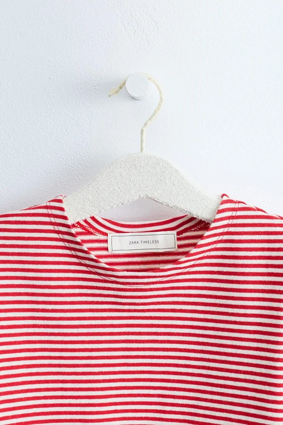 ZARA TIMELESS — ФУТБОЛКА В ПОЛОСКУ