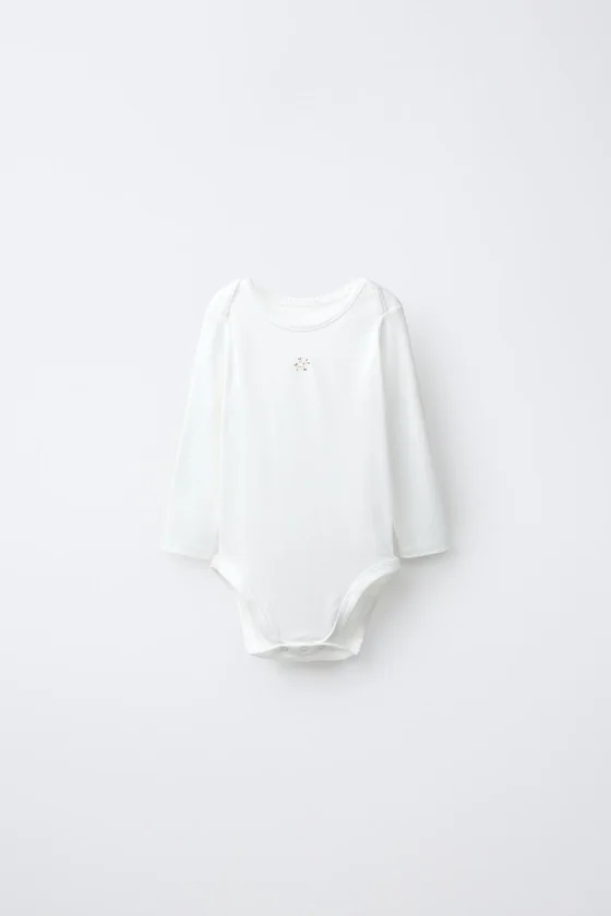 НАБОР ИЗ 5 БОДИ С ЦВЕТОЧНЫМ ПРИНТОМ
