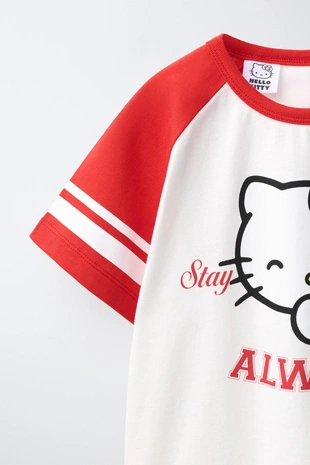 Футболка с рукавами реглан Hello Kitty ©- Заказать в России