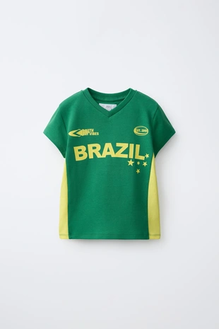 Футболка с принтом Brasil