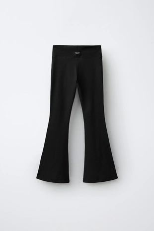 Однотонные легинсы Flare