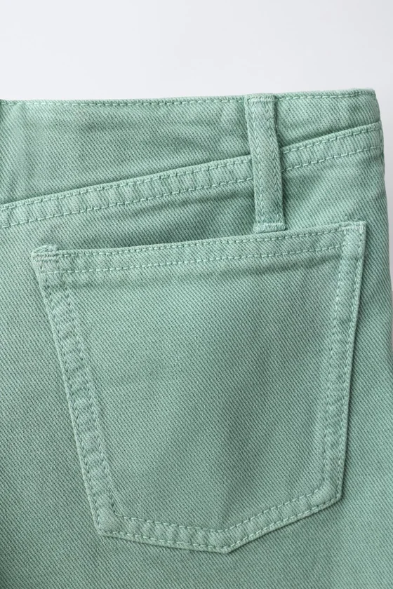 ДЖИНСЫ WIDE LEG СО ШЛЕВКАМИ
