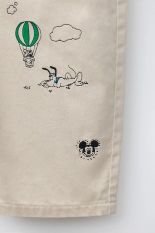 Джинсовый комбинезон с вышивкой Mickey Mouse © Disney- Заказать в России