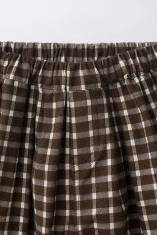 Брюки Baggy в клетку- Заказать в России