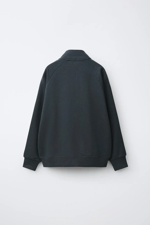Комплект из толстовки на молнии и брюк Wide Leg с лампасами- Заказать в России