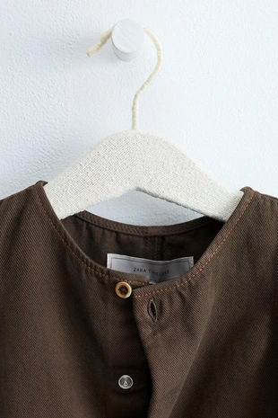 Zara Timeless — однотонный комбинезон из твила- Заказать в России