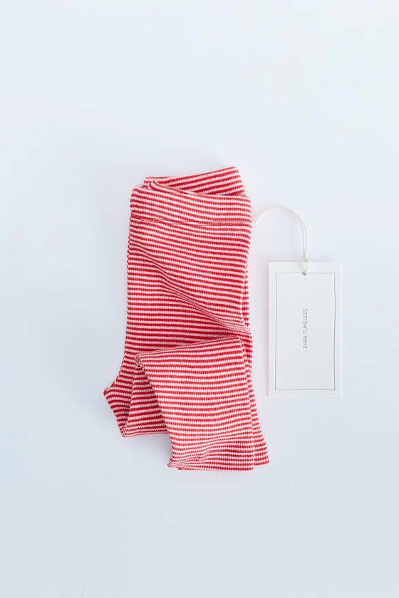 ZARA TIMELESS — ЛЕГГИНСЫ В ПОЛОСКУ