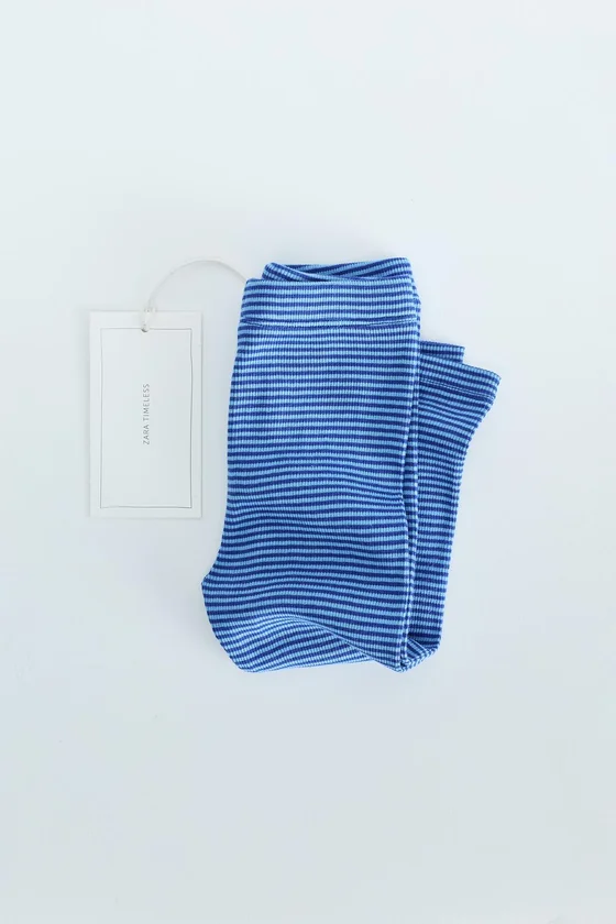 ZARA TIMELESS — ЛЕГГИНСЫ В ПОЛОСКУ