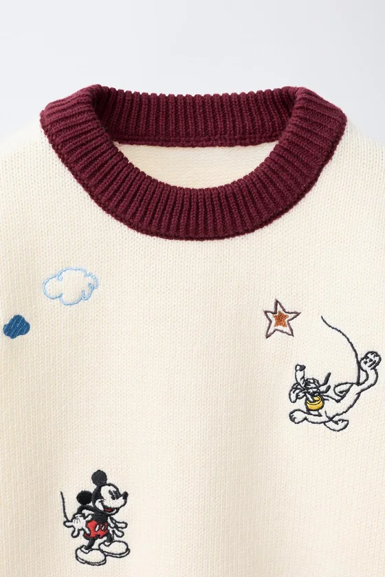 ТРИКОТАЖНОЕ ПОЛО С ВЫШИВКОЙ MICKEY MOUSE © DISNEY