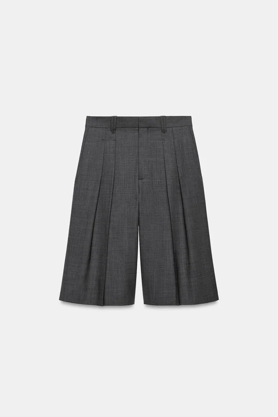 ДЛИННЫЕ ШЕРСТЯНЫЕ ШОРТЫ — ZW COLLECTION