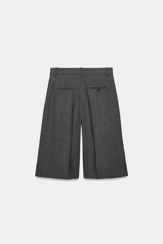 ДЛИННЫЕ ШЕРСТЯНЫЕ ШОРТЫ — ZW COLLECTION