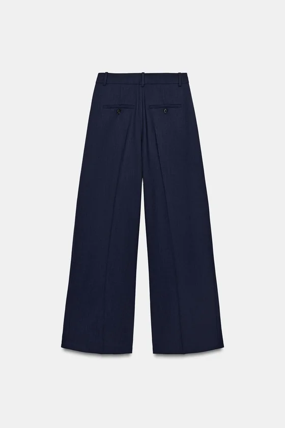 ШИРОКИЕ БРЮКИ С ЗАЩИПАМИ — ZW COLLECTION