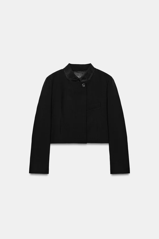 УКОРОЧЕННЫЙ БЛЕЙЗЕР — ZW COLLECTION