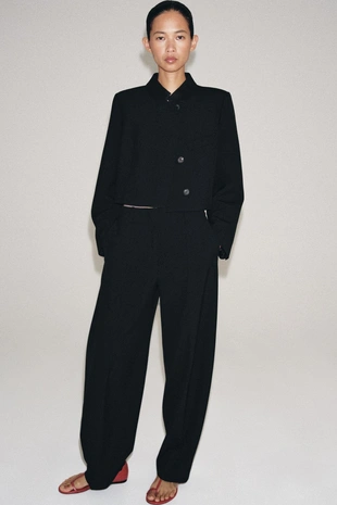 Купить Zara Укороченный блейзер — ZW COLLECTION