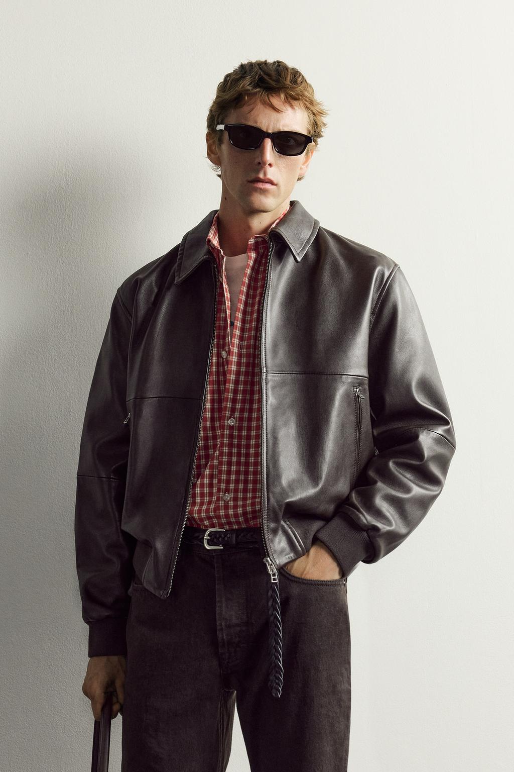 КОЖАНАЯ КУРТКА AARON LEVINE X ZARA