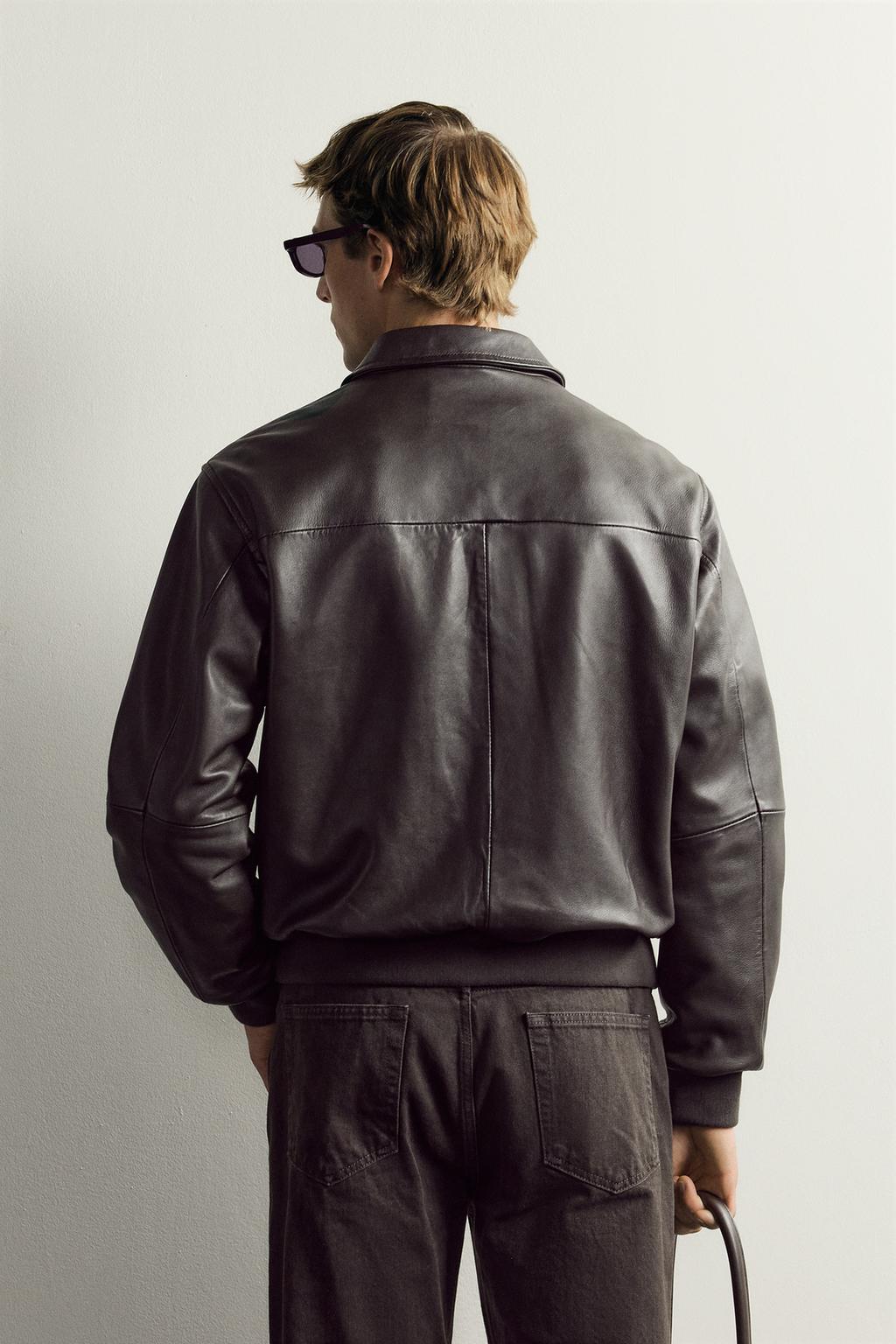 КОЖАНАЯ КУРТКА AARON LEVINE X ZARA