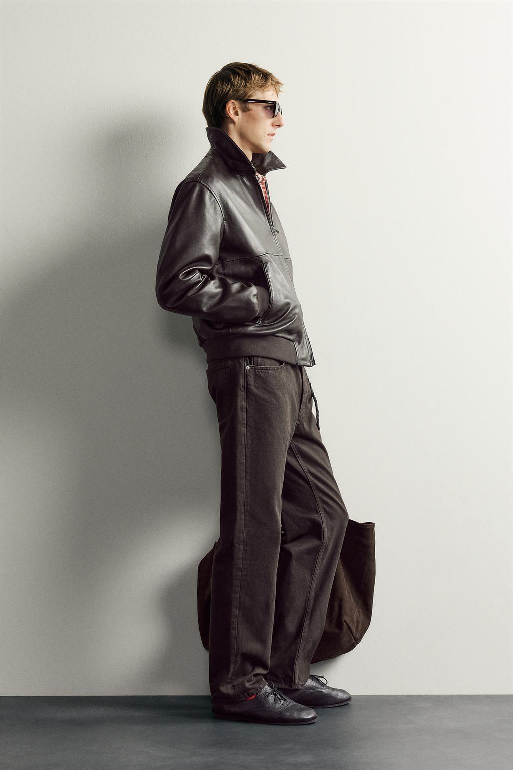 КОЖАНАЯ КУРТКА AARON LEVINE X ZARA