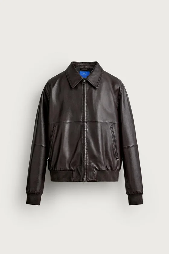 КОЖАНАЯ КУРТКА Zara «Aaron Levine»