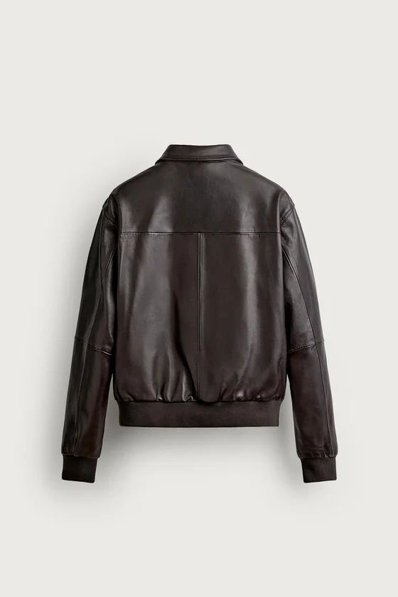 КОЖАНАЯ КУРТКА Zara «Aaron Levine»