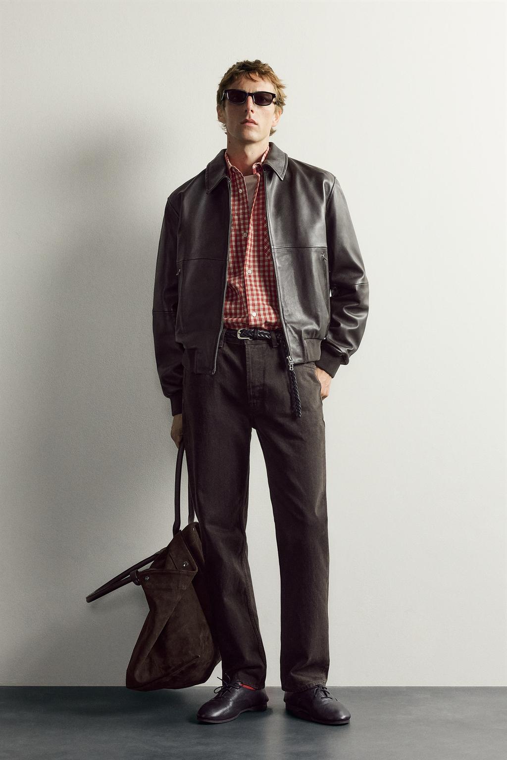 КОЖАНАЯ КУРТКА AARON LEVINE X ZARA