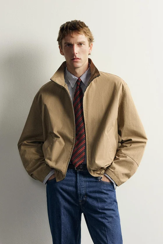КУРТКА В КЛЕТКУ Zara «Aaron Levine»