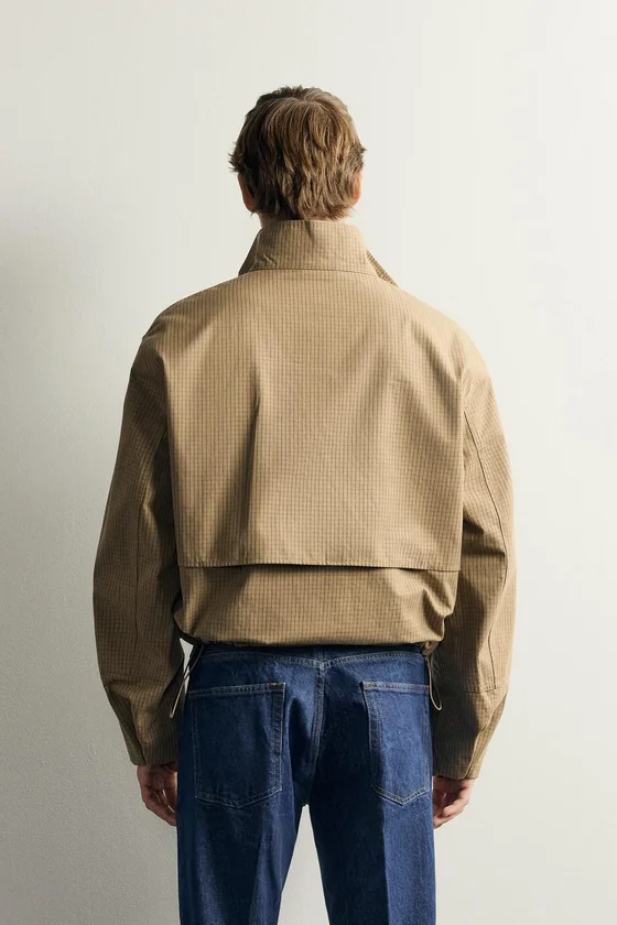 КУРТКА В КЛЕТКУ Zara «Aaron Levine»