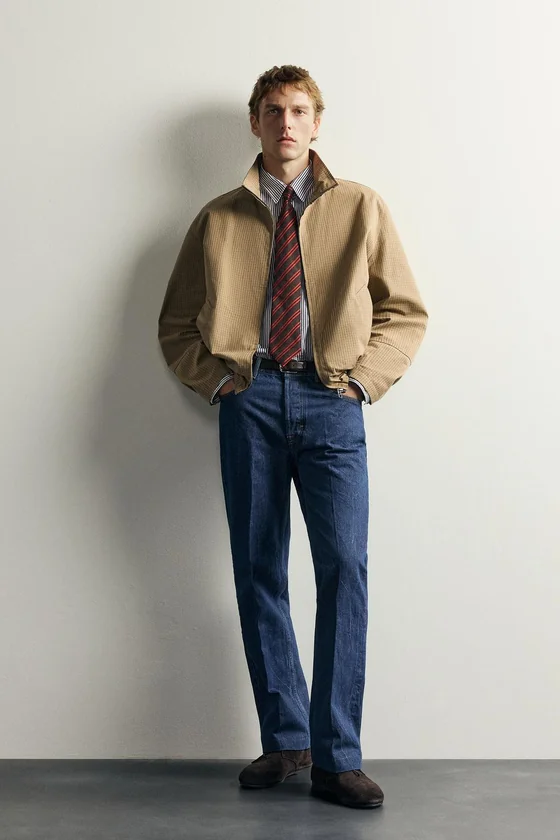 КУРТКА В КЛЕТКУ Zara «Aaron Levine»